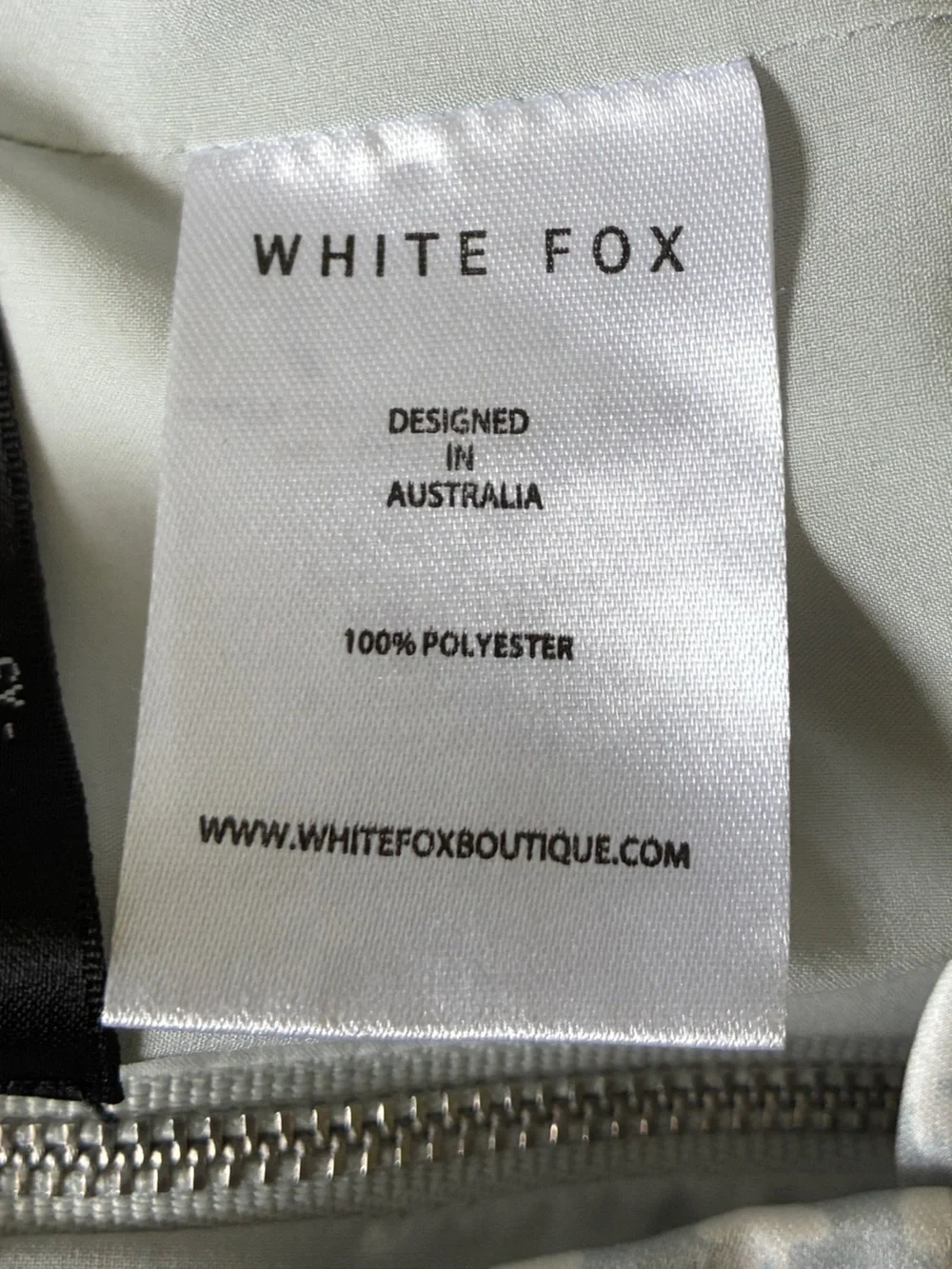 White Fox Ditsy Floral Tie-Front Light Blue Bralette - Size XS